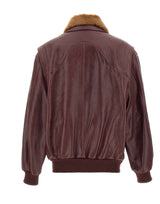 RABANNE Giacca bomber in pelle RED Donna 