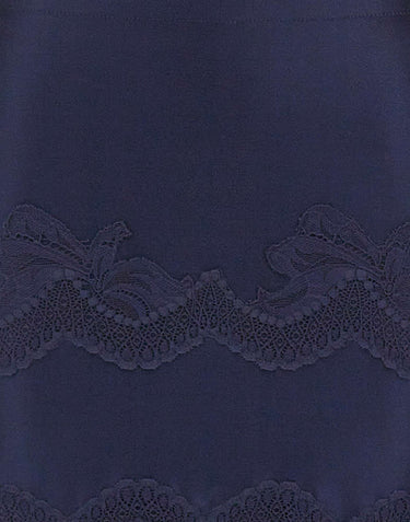 Gonna midi in pizzo e jersey 26AJJU021PA0170 P481 RABANNE 