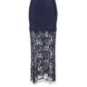 Gonna midi in pizzo e jersey 26AJJU021PA0170 P481 RABANNE 