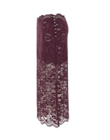 RABANNE Gonna midi in pizzo PURPLE Donna 