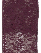 RABANNE Gonna midi in pizzo PURPLE Donna 