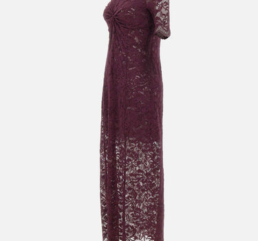 Abito midi in pizzo 26AJR0106PA0170 P534 RABANNE 
