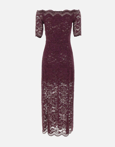 Abito midi in pizzo 26AJR0106PA0170 P534 RABANNE 