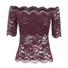 Top in pizzo a maniche corte 26AJTO697PA0170 P534 RABANNE 