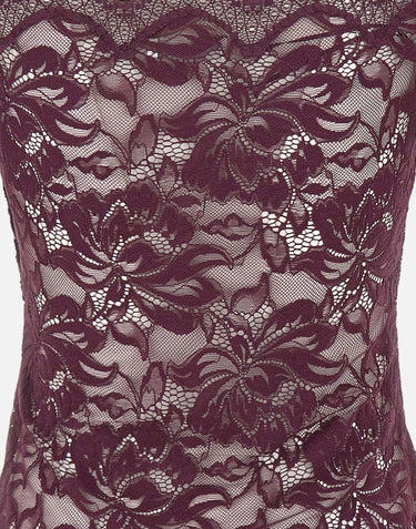 Top in pizzo a maniche corte 26AJTO697PA0170 P534 RABANNE 