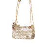 RABANNE Borsa a spalla con ciondoli a fiore GOLD Donna 