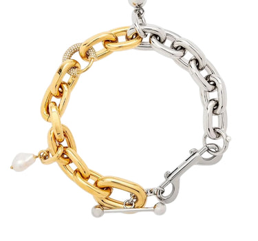 RABANNE "Necklace XL Link" MULTICOLOR Donna 