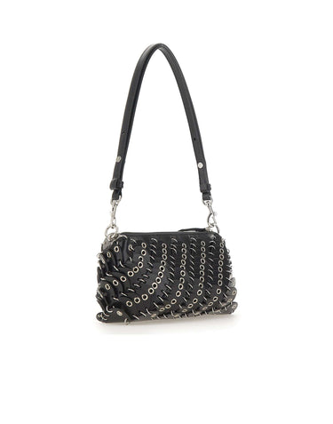 RABANNE Borsa a spalla "Paco Baguette" BLACK Donna 