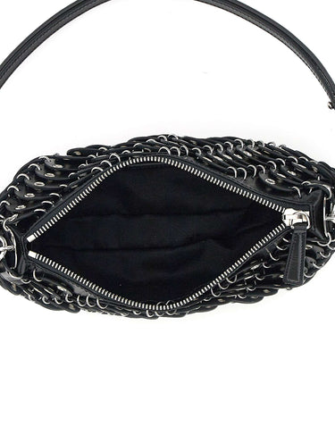 RABANNE Borsa a spalla "Paco Baguette" BLACK Donna 