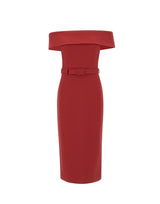 Abito midi "Precious" 26021659 RED REBECCA VALLANCE 