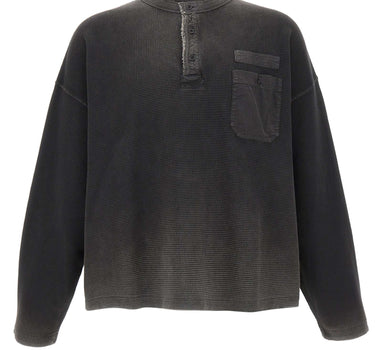 REPRESENT Maglia "Henley" BLACK Uomo 