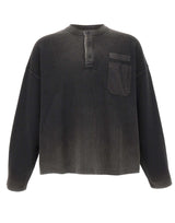 REPRESENT Maglia "Henley" BLACK Uomo 