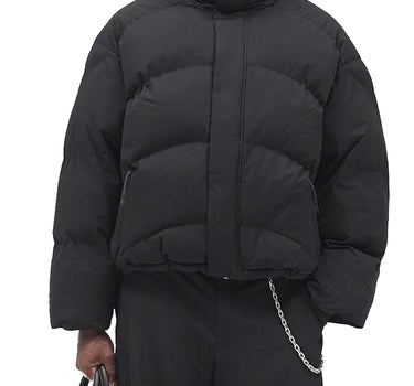 REPRESENT Piumino "Riot" BLACK Uomo 