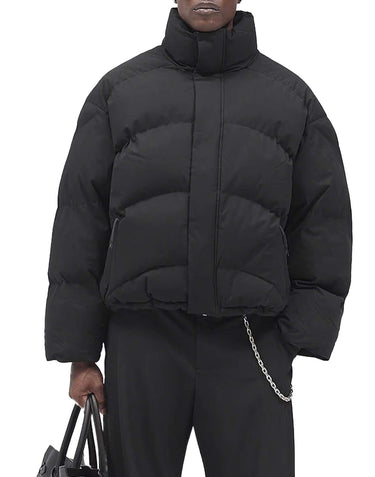 REPRESENT Piumino "Riot" BLACK Uomo 