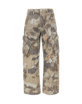 REPRESENT Pantaloni cargo camouflage MULTICOLOR Uomo 