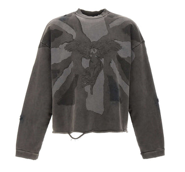 REPRESENT Felpa "Flag" GREY Uomo 