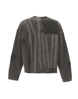 REPRESENT Felpa "Flag" GREY Uomo 