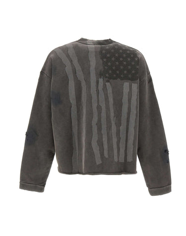 REPRESENT Felpa "Flag" GREY Uomo 