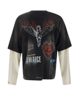 REPRESENT T-shirt "Heavier Than The Heavens" BLACK Uomo 