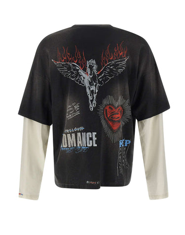 REPRESENT T-shirt "Heavier Than The Heavens" BLACK Uomo 