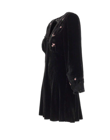 RIXO Abito "Carolina" BLACK Donna 