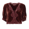 RIXO Top "Ursula" RED Donna 