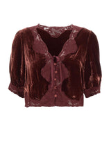 RIXO Top "Ursula" RED Donna 