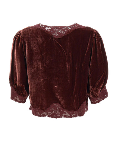 RIXO Top "Ursula" RED Donna 