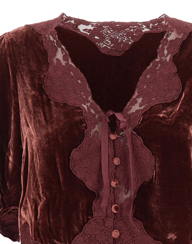 RIXO Top "Ursula" RED Donna 