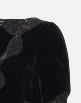 RIXO Top "Ursula" BLACK Donna 