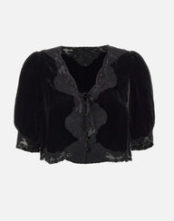 RIXO Top "Ursula" BLACK Donna 