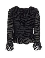 RIXO Blusa "Tracye" BLACK Donna 