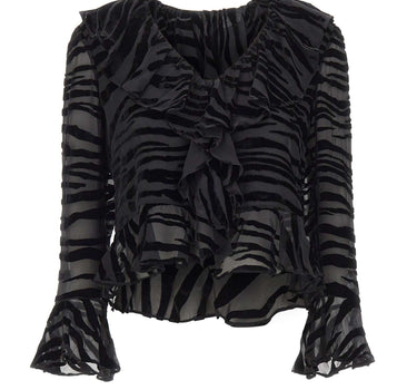 RIXO Blusa "Tracye" BLACK Donna 