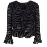 RIXO Blusa "Tracye" BLACK Donna 