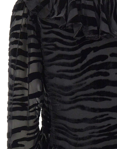RIXO Blusa "Tracye" BLACK Donna 