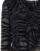RIXO Blusa "Tracye" BLACK Donna 