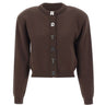 ROTATE "Firm Knit Cardigan" BROWN Donna 