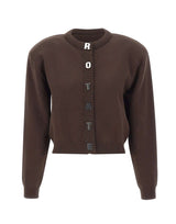 ROTATE "Firm Knit Cardigan" BROWN Donna 