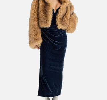 "Faux fur crop jkt" 114686 1753 ROTATE BIRGER CHRISTENSEN 