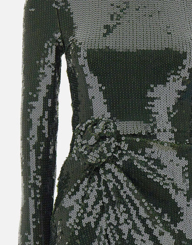 Abito a maniche lunghe con paillettes 116141 265 ROTATE BIRGER CHRISTENSEN 