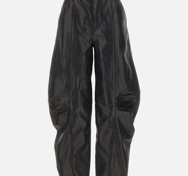 Pantaloni cargo in pelle 116170 100 ROTATE BIRGER CHRISTENSEN 
