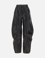 Pantaloni cargo in pelle 116170 100 ROTATE BIRGER CHRISTENSEN 