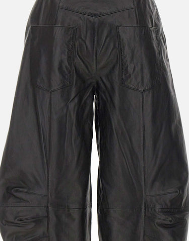 Pantaloni cargo in pelle 116170 100 ROTATE BIRGER CHRISTENSEN 