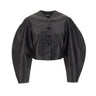 Giacca in pelle aderente 116172 100 ROTATE BIRGER CHRISTENSEN 