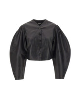 Giacca in pelle aderente 116172 100 ROTATE BIRGER CHRISTENSEN 