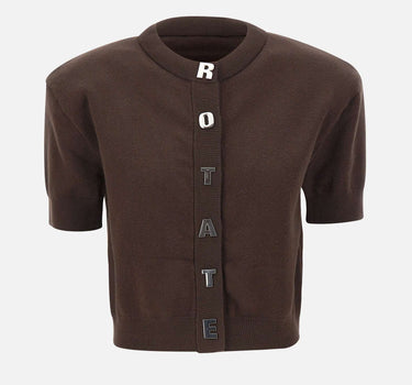 Cardigan in maglia a maniche corte 116186 1667 ROTATE BIRGER CHRISTENSEN 