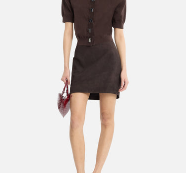 Cardigan in maglia a maniche corte 116186 1667 ROTATE BIRGER CHRISTENSEN 