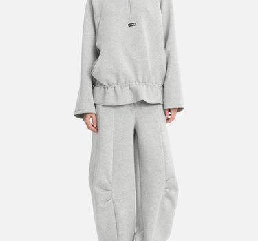 Felpa con mezza zip in scuba 116241 1472 ROTATE BIRGER CHRISTENSEN 