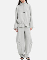 Felpa con mezza zip in scuba 116241 1472 ROTATE BIRGER CHRISTENSEN 