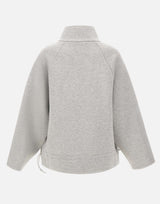 Felpa con mezza zip in scuba 116241 1472 ROTATE BIRGER CHRISTENSEN 